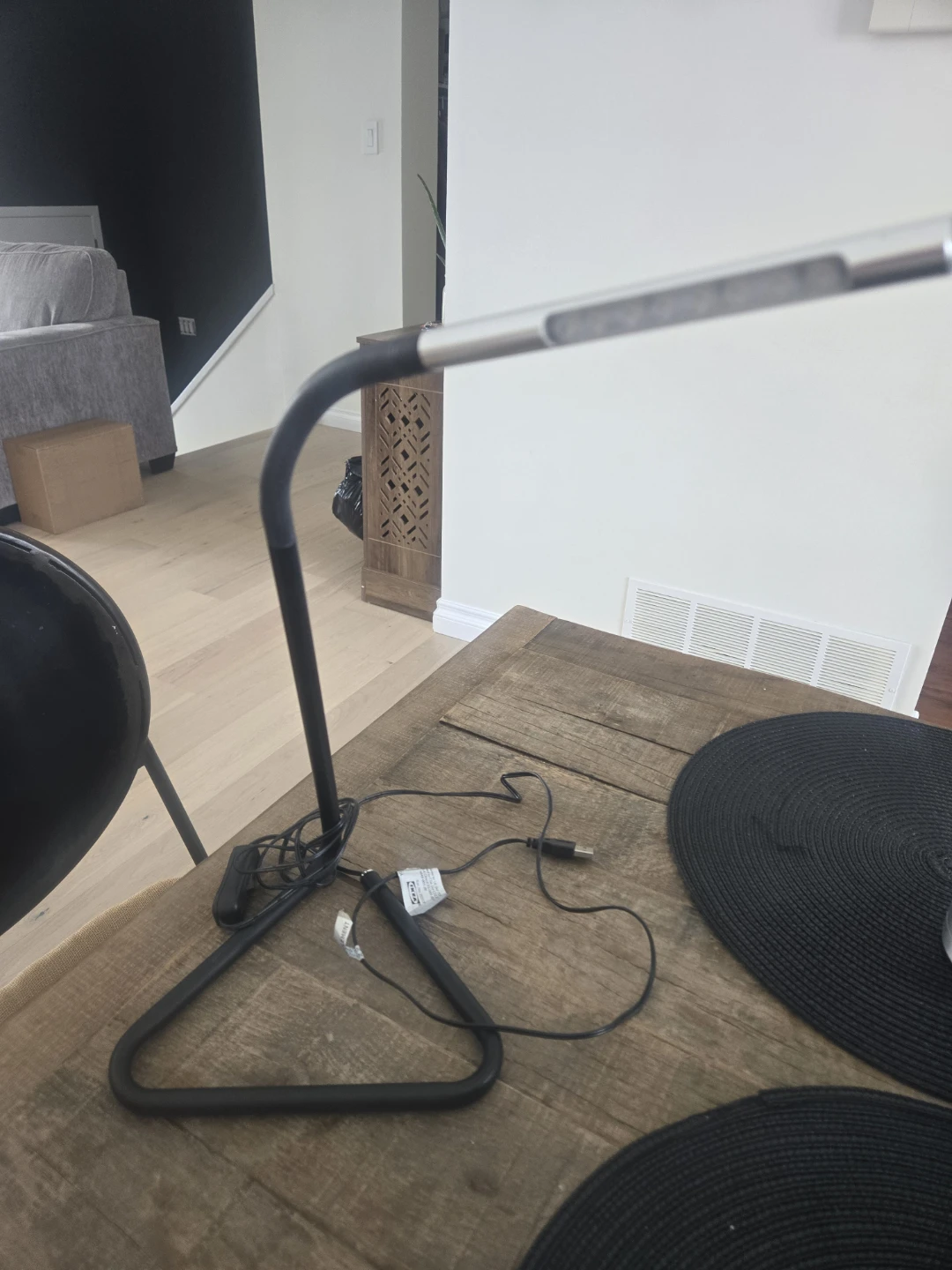LED Desk Lamp - Black