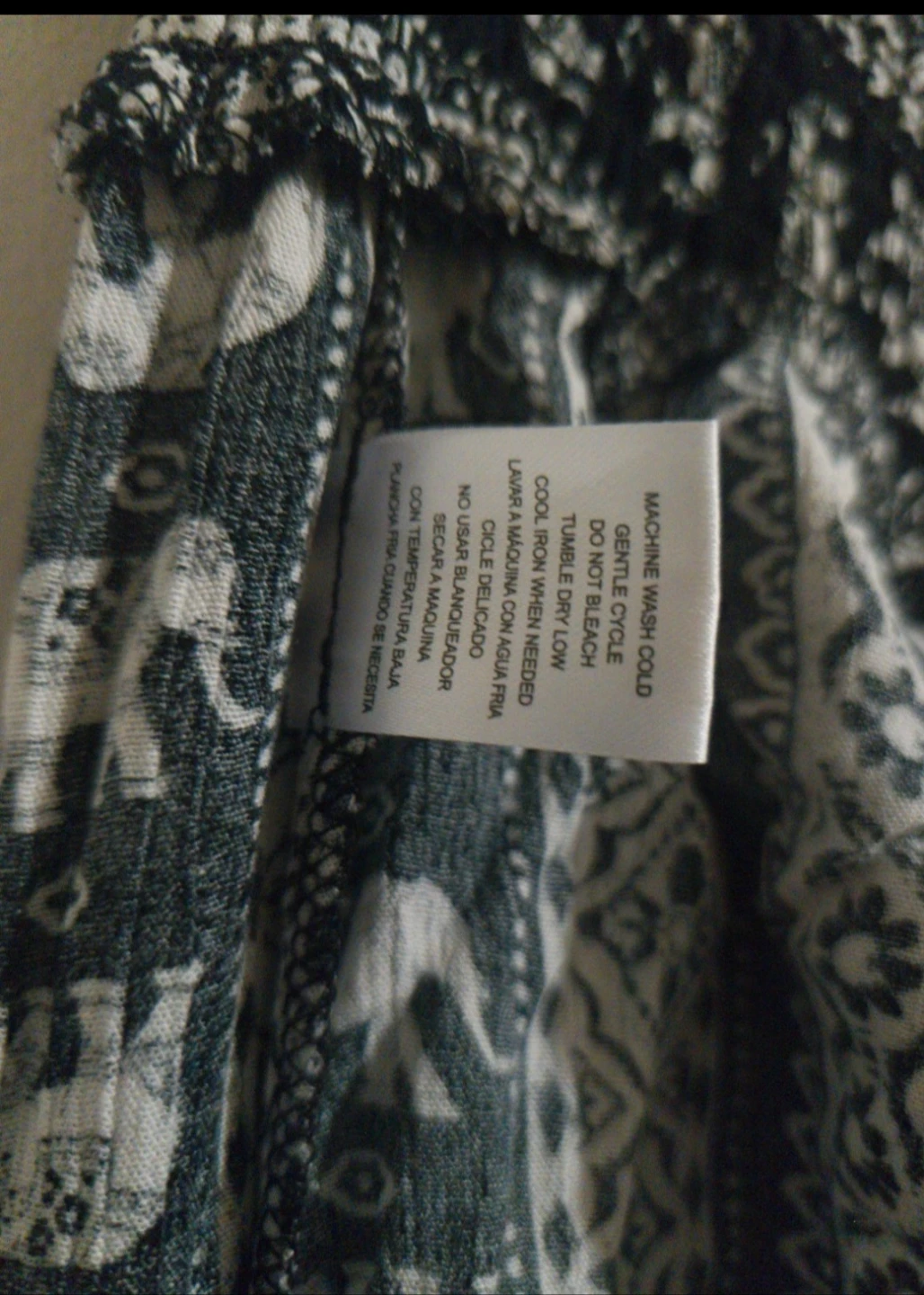 WT Kingston Grey Boho Patterned Soft Pants XL - photo 3