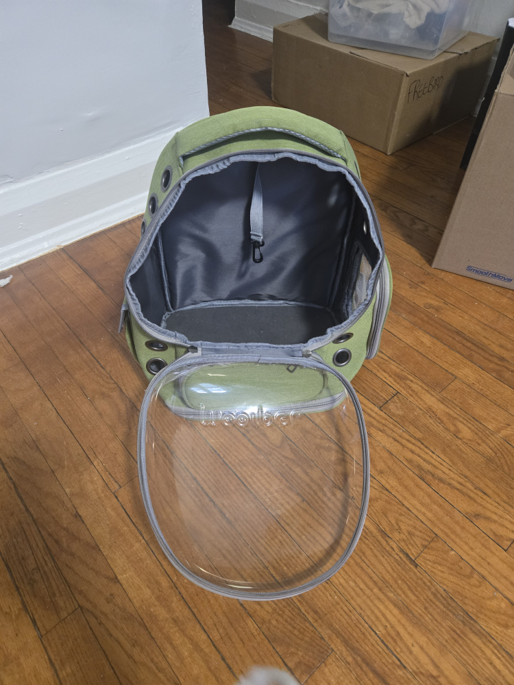 Green Pet Carrier Backpack