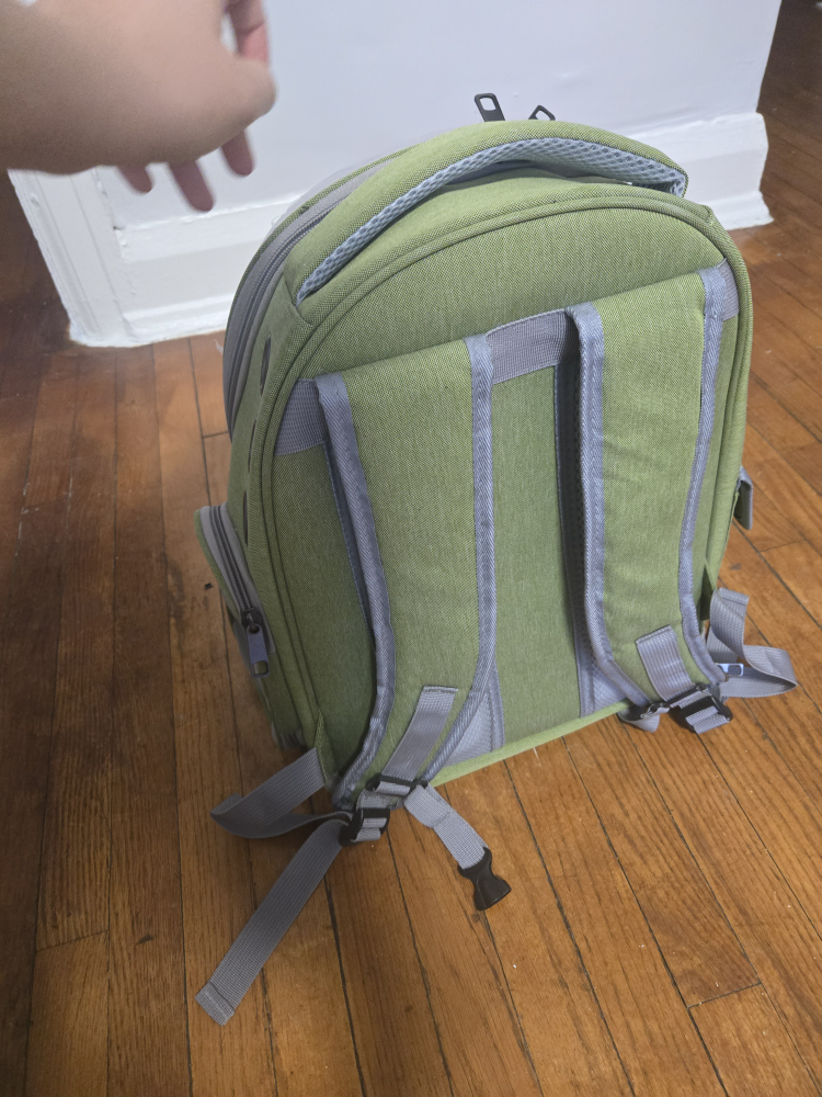 Green Pet Carrier Backpack - photo 3