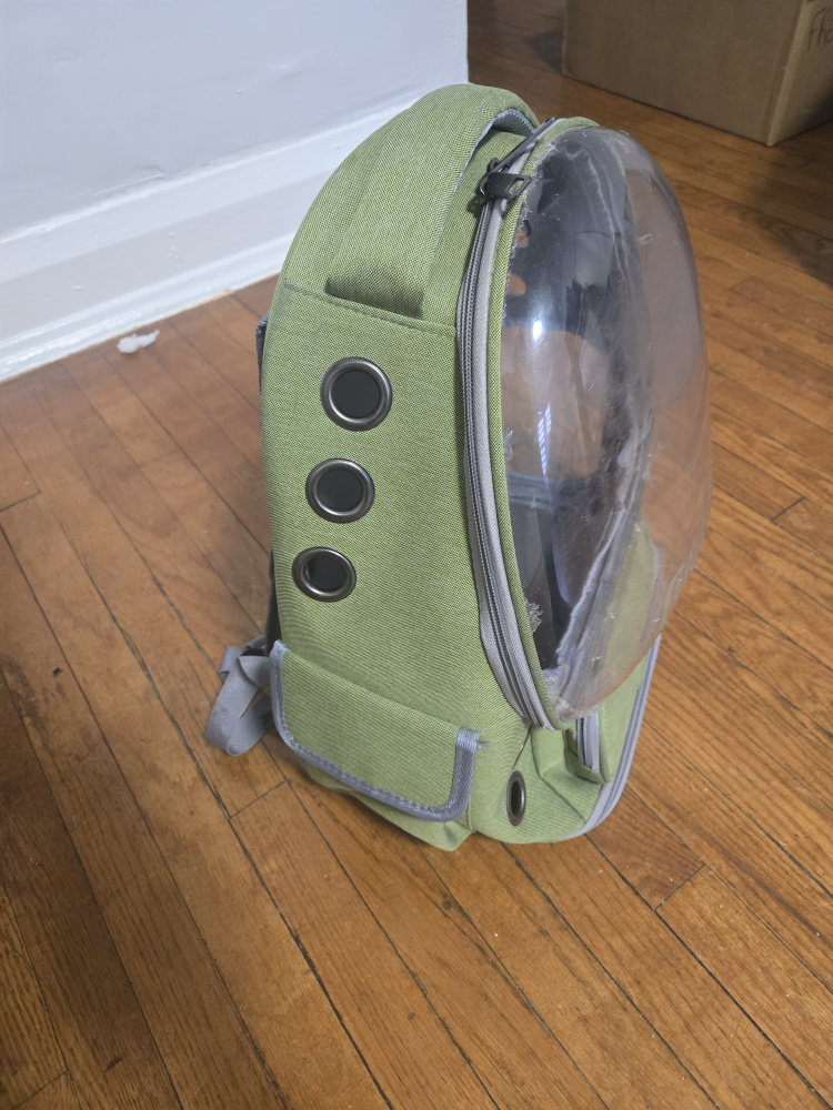 Green Pet Carrier Backpack - photo 4
