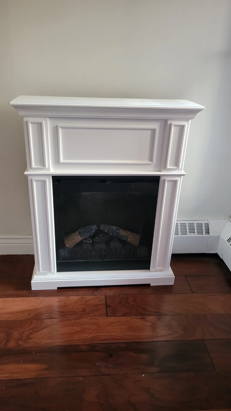 Electric Fireplace Heater with Mantel