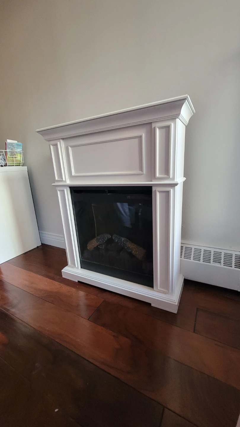 Electric Fireplace Heater with Mantel - photo 3
