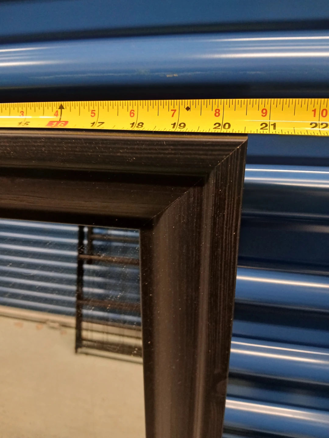 Dark brown wooden Framed Full Length Mirror - photo 4