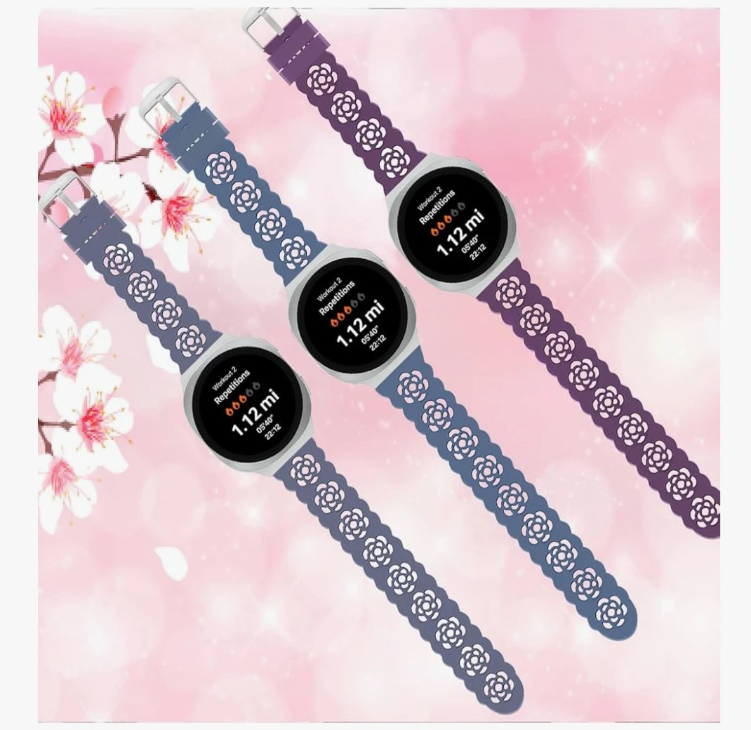 Nigaee 3 Pack Soft Silicone Watch Bands for Samsung Galaxy - photo 3