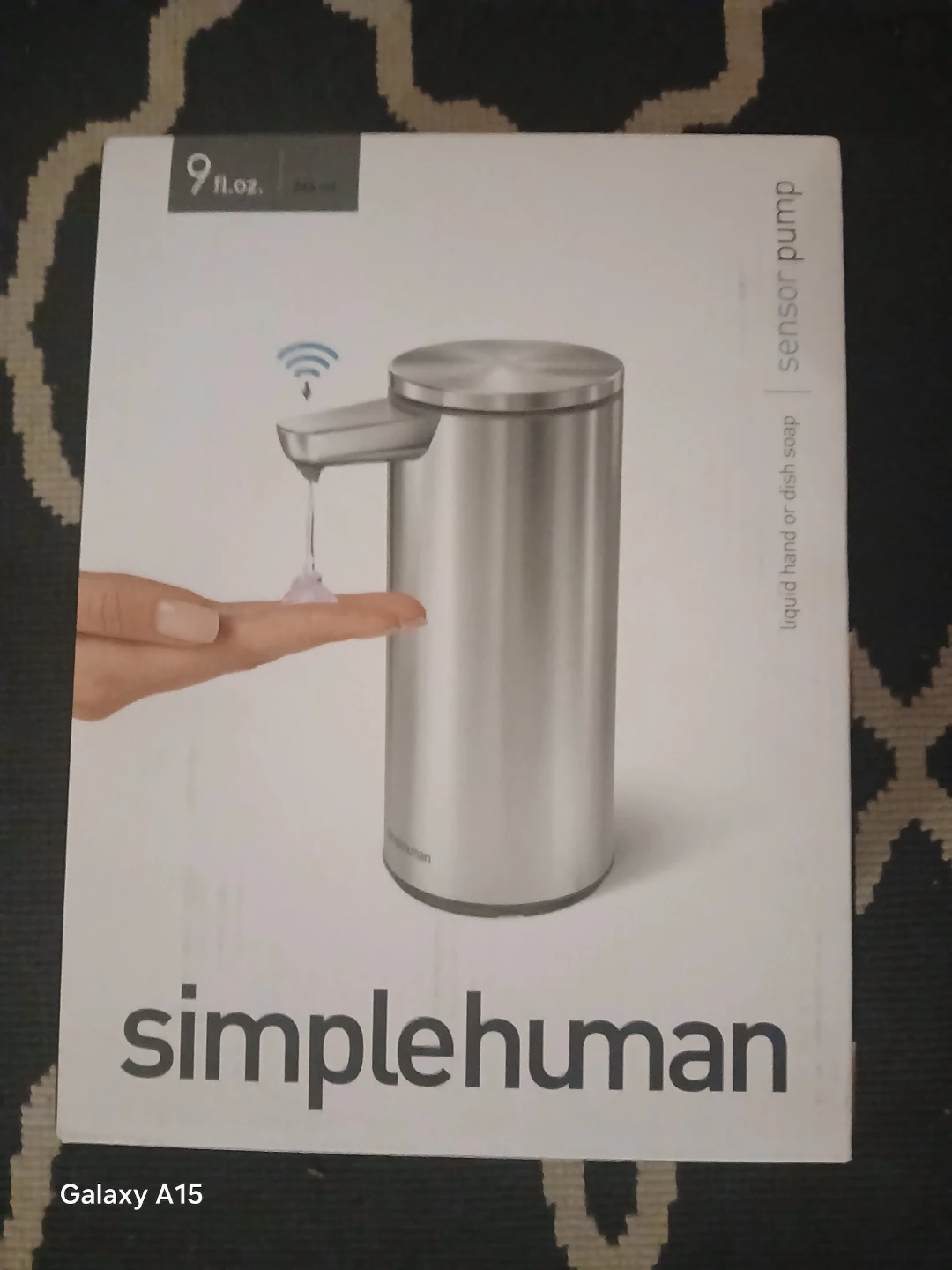 simplehuman 9 fl. oz. Sensor Pump for Liquid Hand or Dish Soap