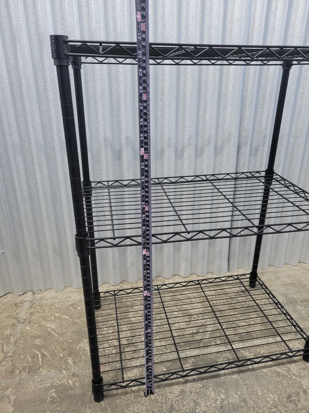 3-Tier Wire Shelving Unit - photo 2