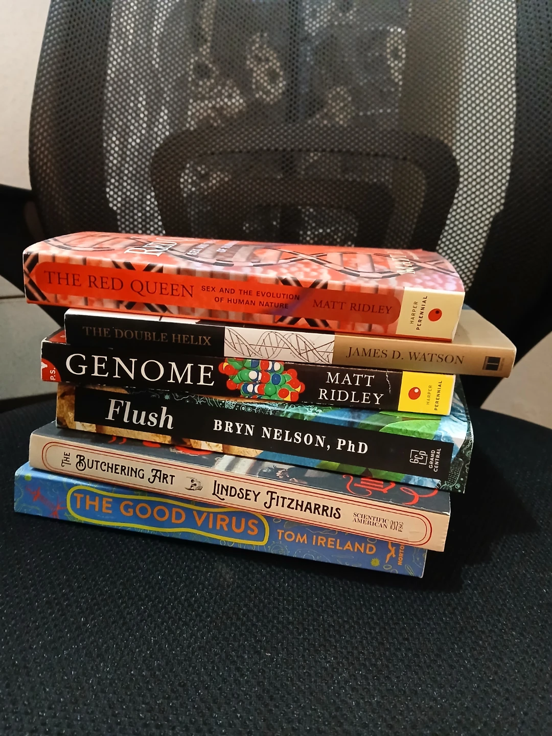 Set of 6 Science/ Non fiction Books: The Good Virus & More