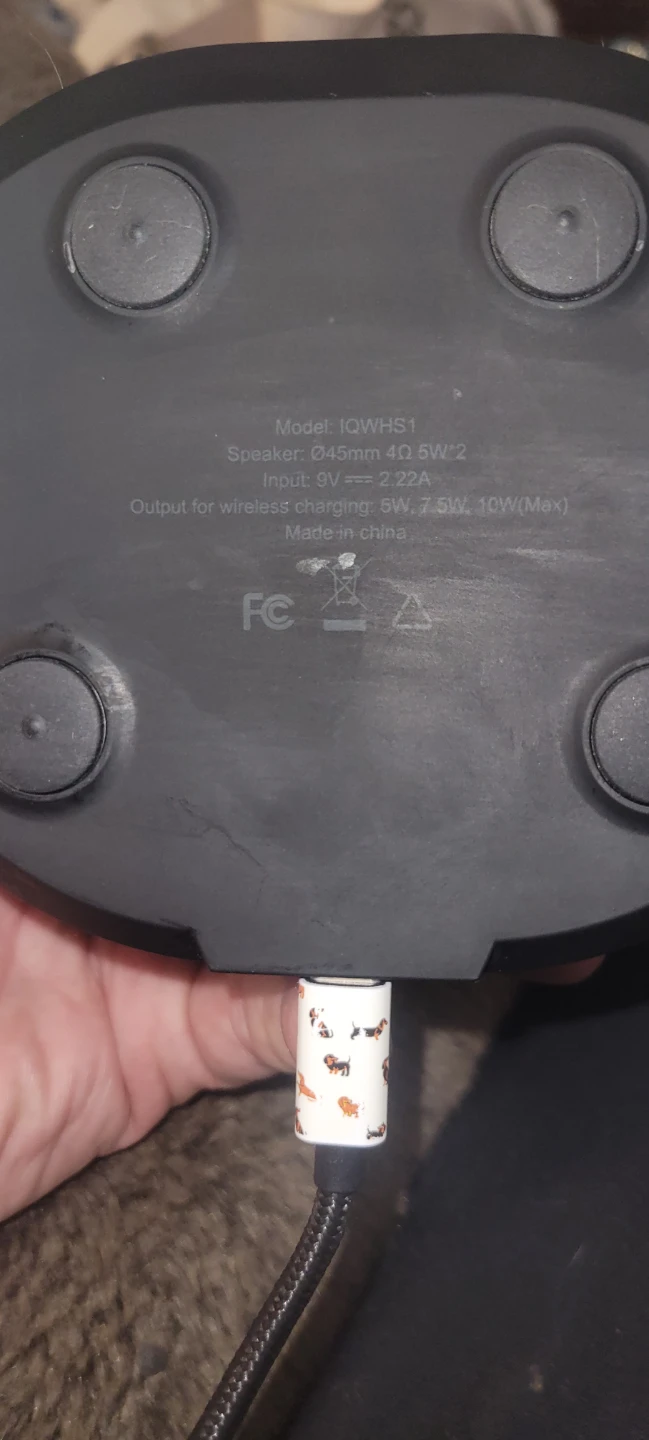 iQ Speaker with Wireless Charging - Model IQWHS1