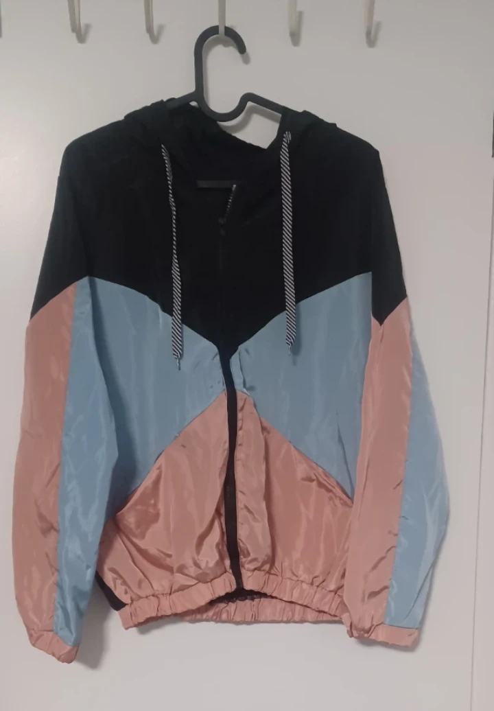 Colour Block Windbreaker Jacket
