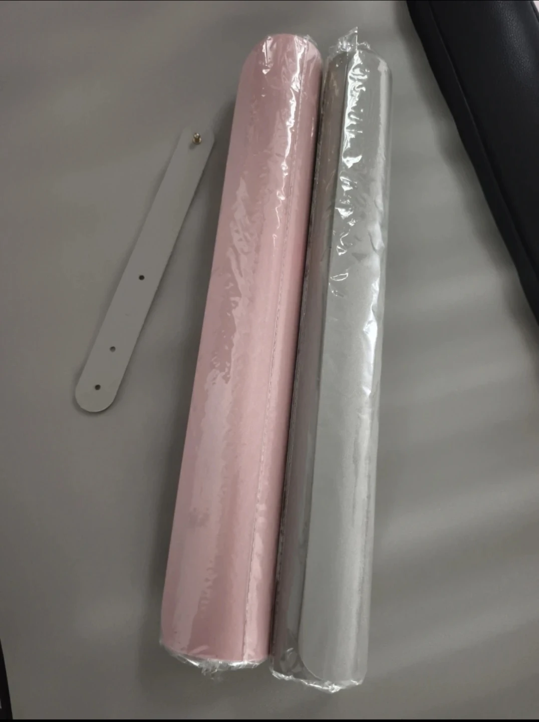 Pink & Silver Desk mat
