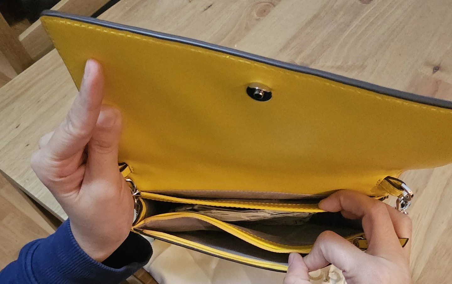 Michael Kors Yellow Woven Crossbody Bag - photo 3