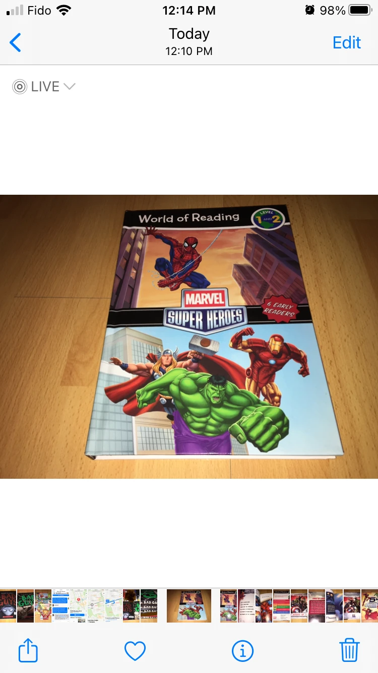 Marvel Super Heroes World of Reading - Level 1&2