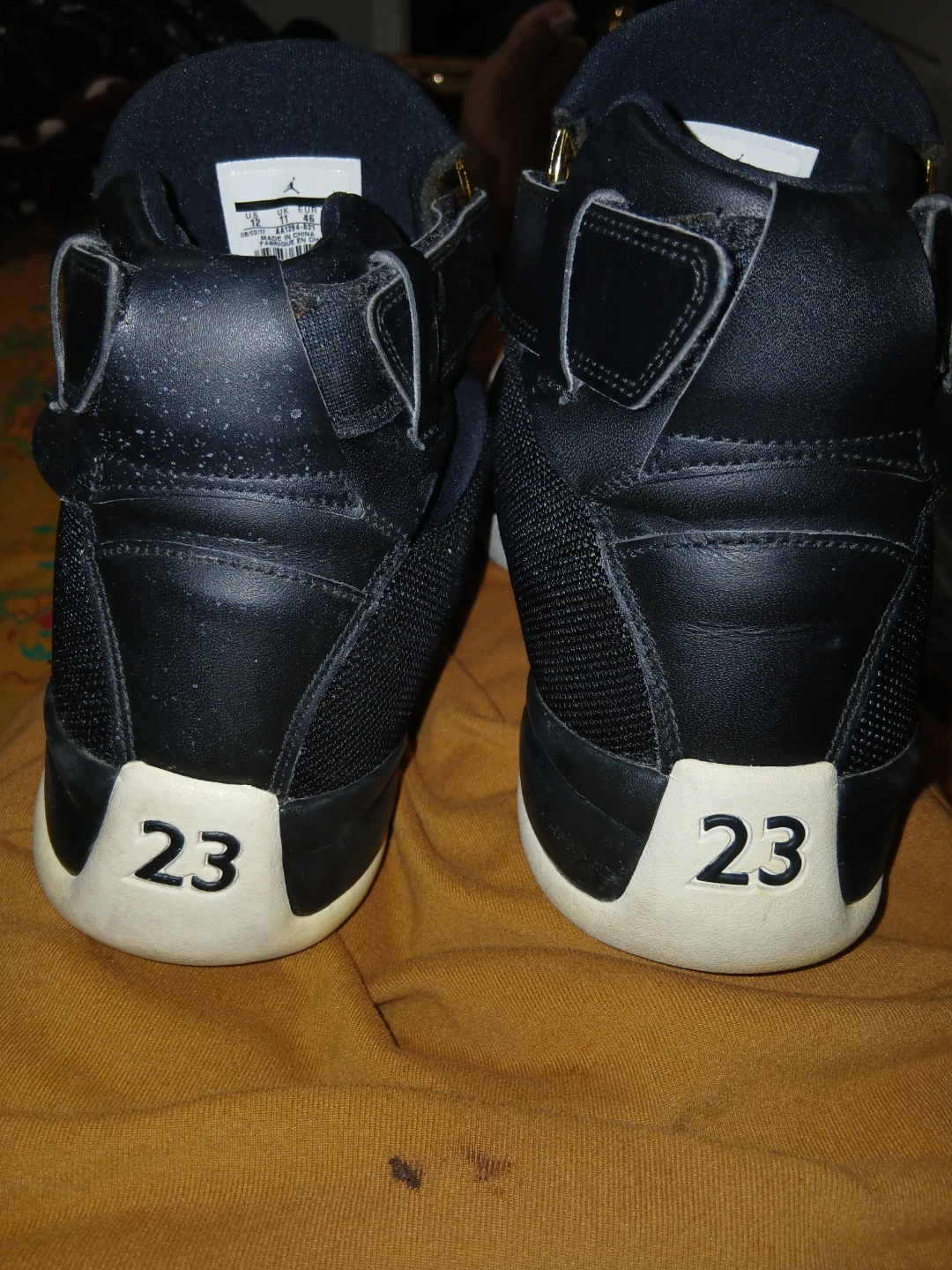 Jordan Men's Shoes Black and White Size 12 - photo 4