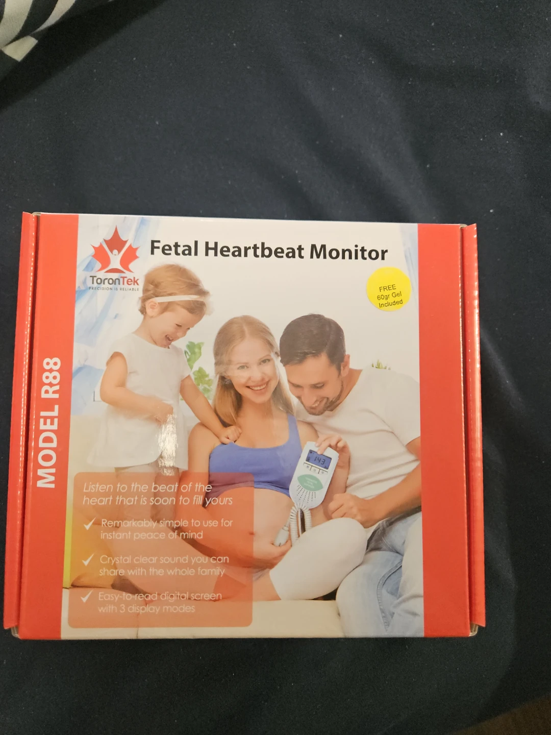 ToronTek Fetal Doppler Heartbeat Monitor Model R88