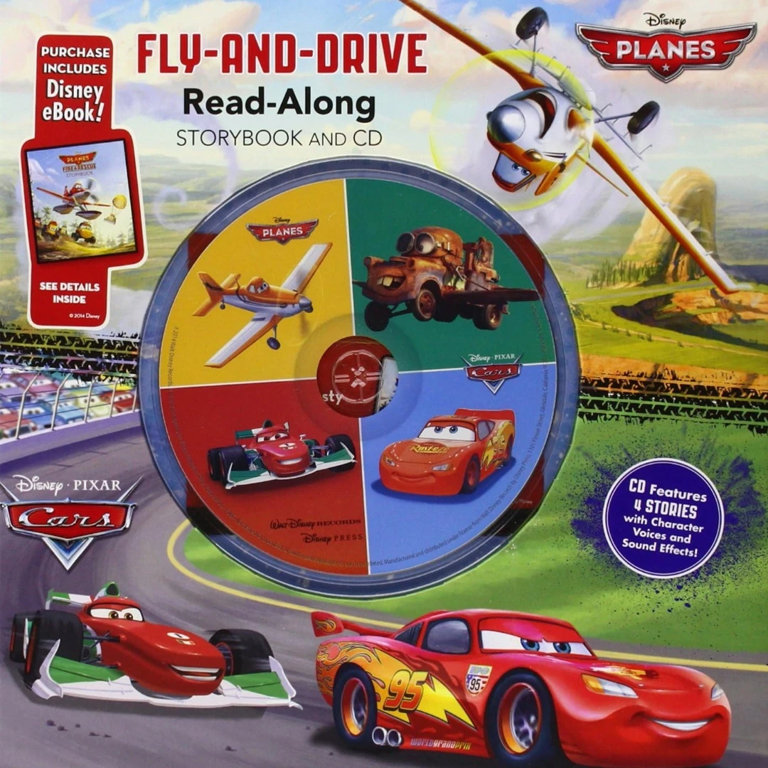 Disney Pixar Cars & Planes Read-Along Storybook and CD
