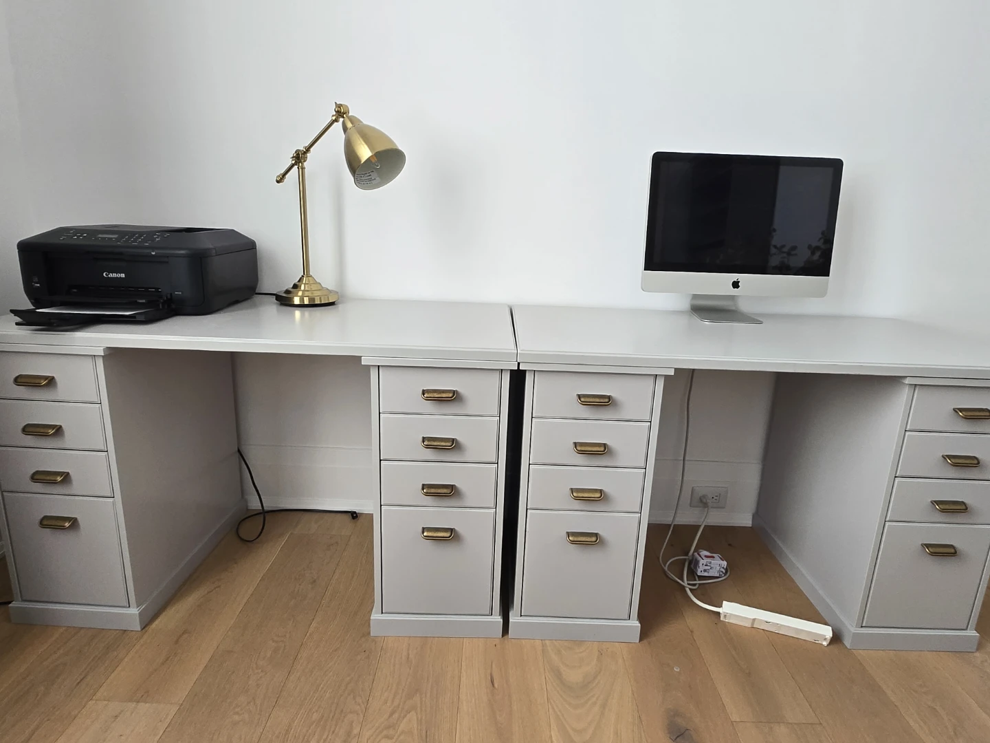 Grey Bookshelf and 2 Desk Sets - photo 3