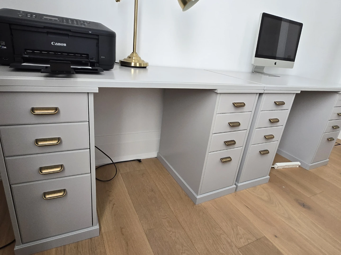 Grey Bookshelf and 2 Desk Sets - photo 5