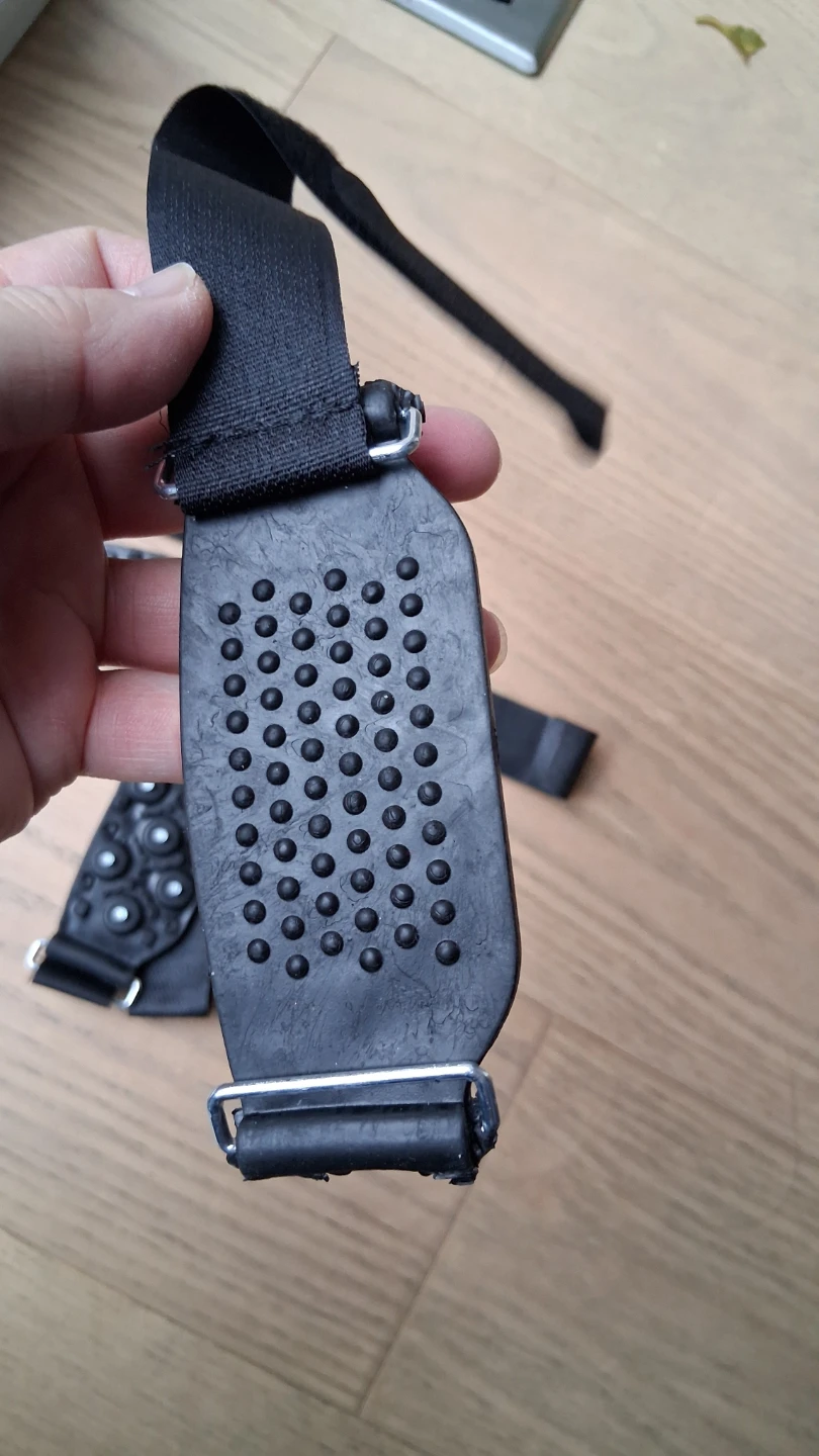 Anti slip Studs Ice Cleats Traction Crampons Overshoe Footwear - photo 4