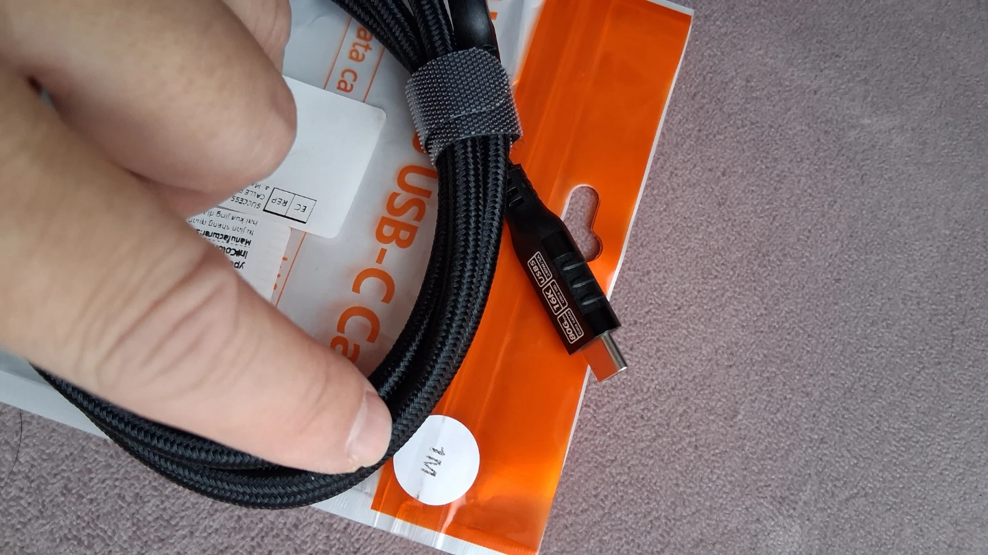 Thunderbolt 5 USB 5 Cable Fast Charging Data 16K@60Hz 80Gbps - photo 3