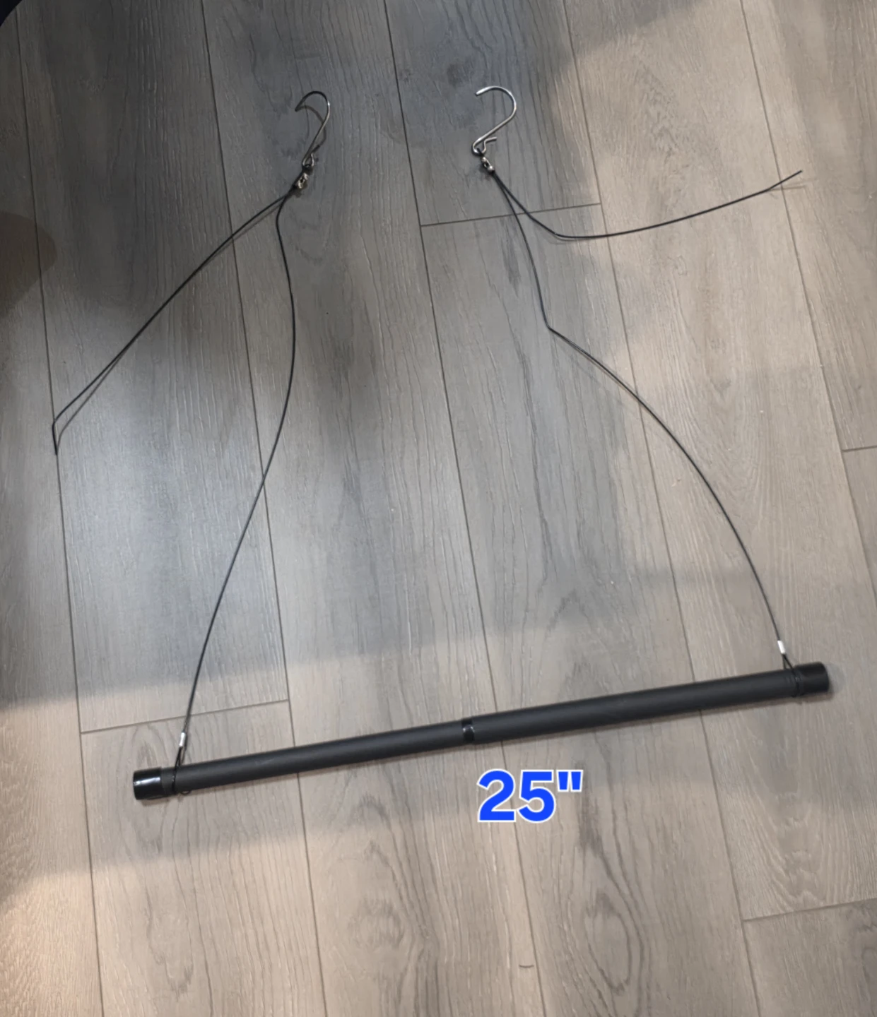 25" extra closet bar
