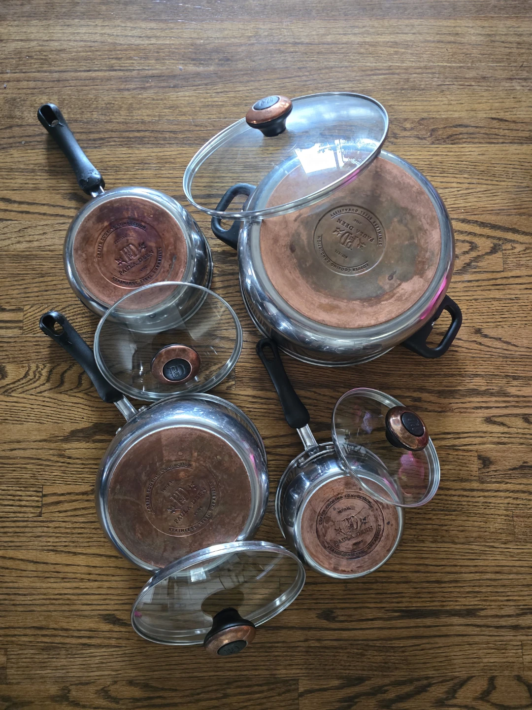 Paula Deen Stainless Steel Copper Bottom Cookware Set - photo 2