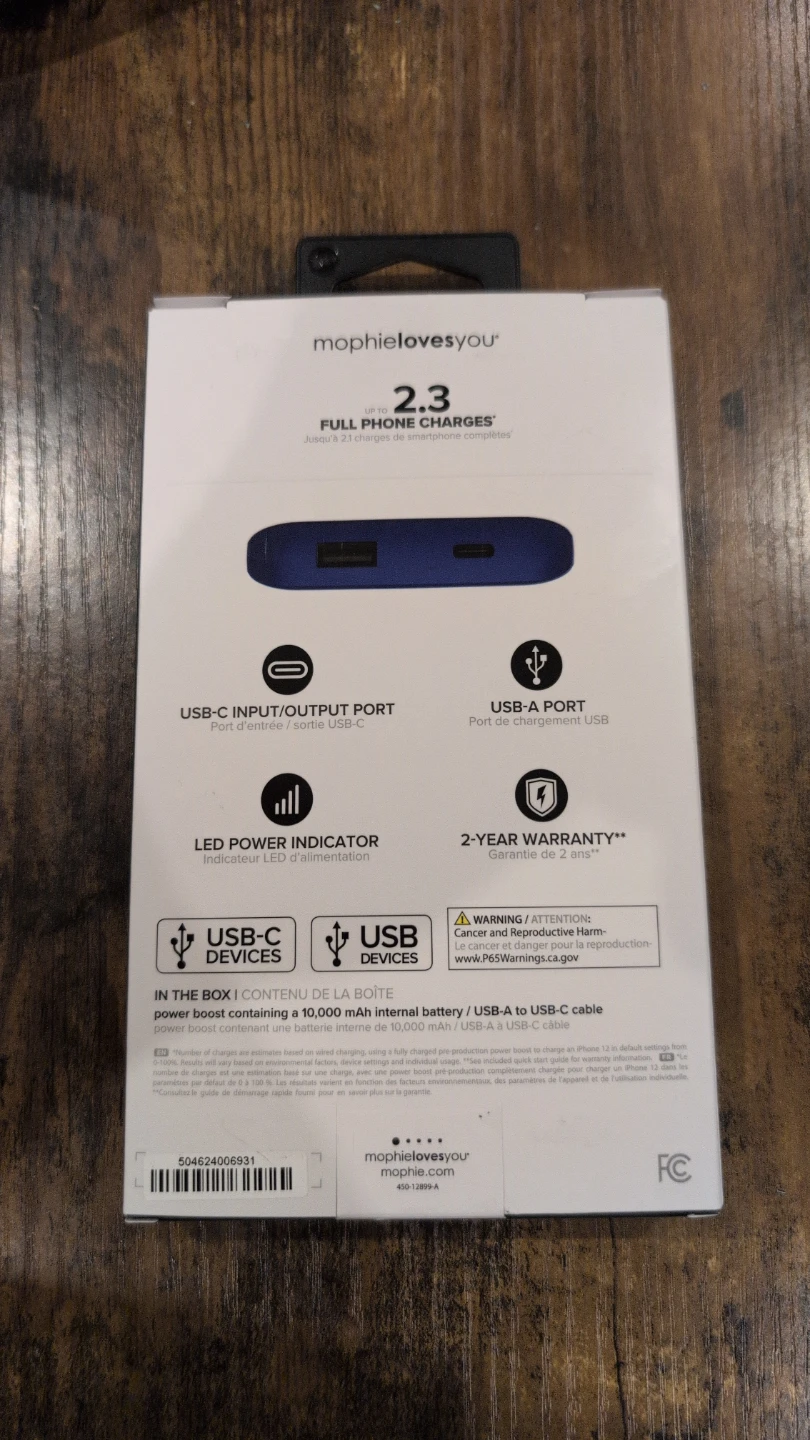 Portable Charger - Mophie Power Boost - photo 2