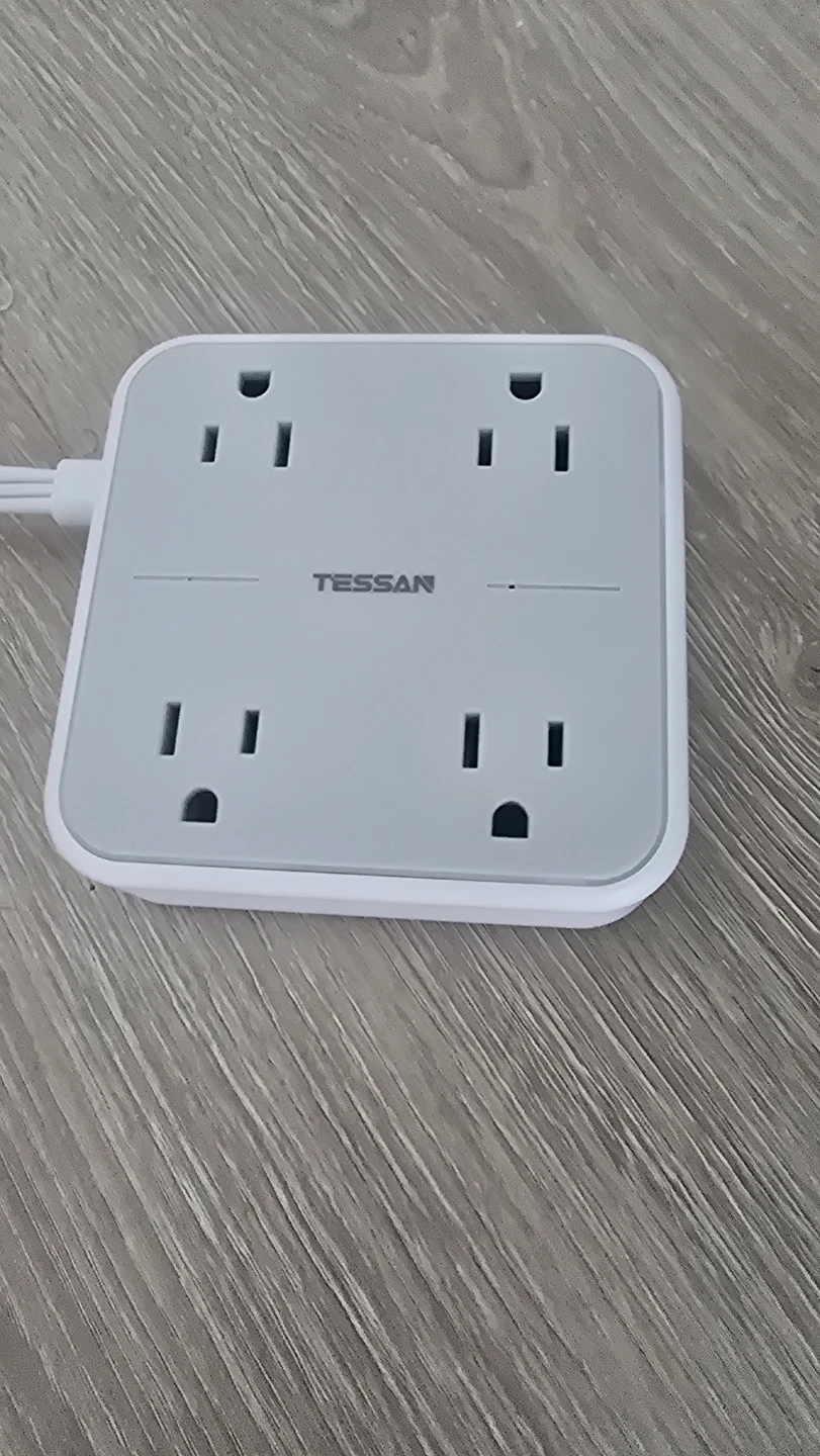 2x TESSAN Power Bar with USB Ports