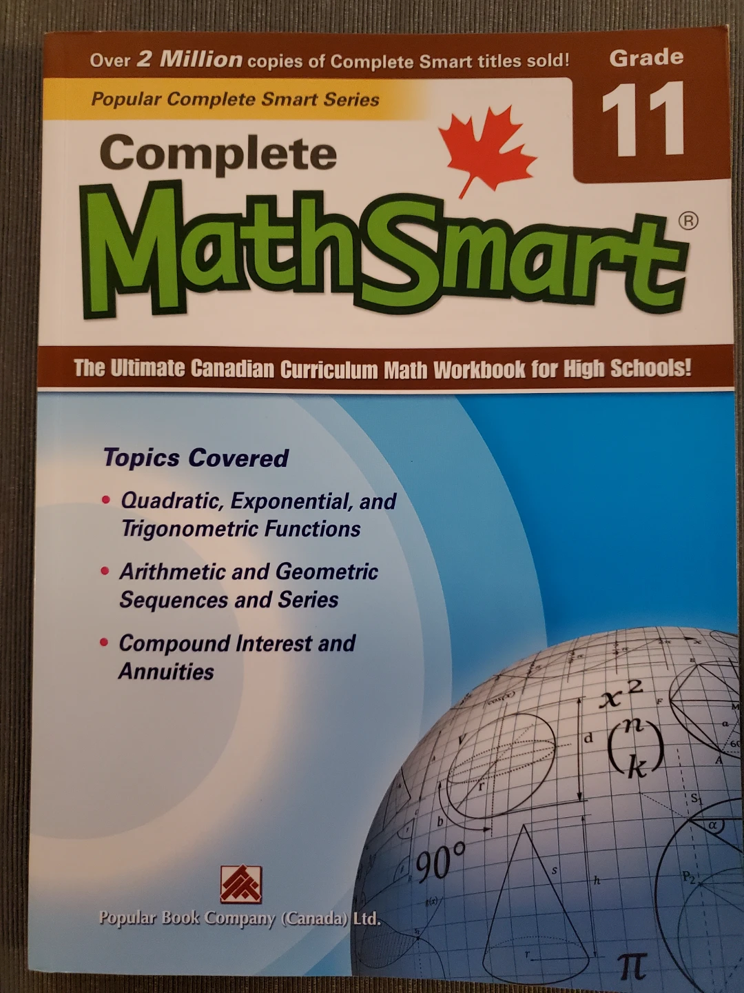 Complete MathSmart Grade 11 Workbook
