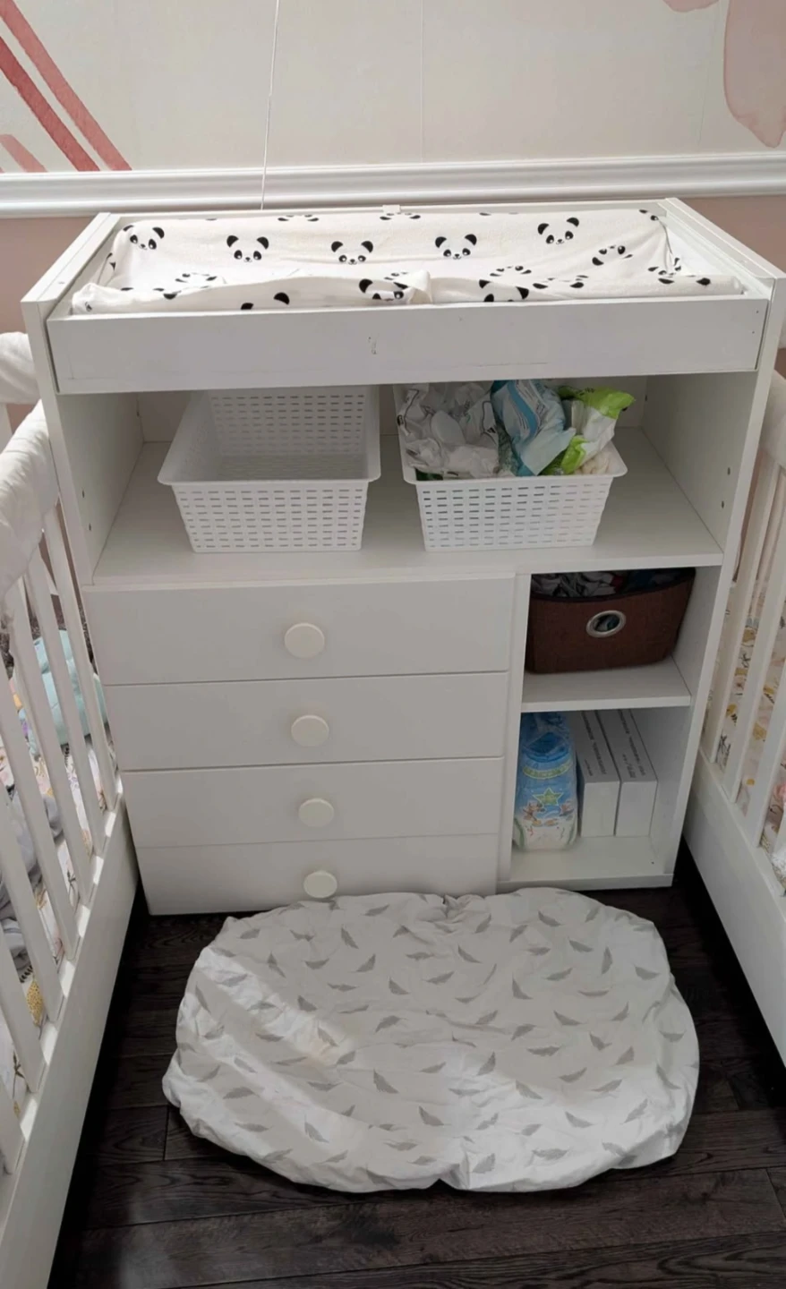 Ikea Convertible Change Table to Desk