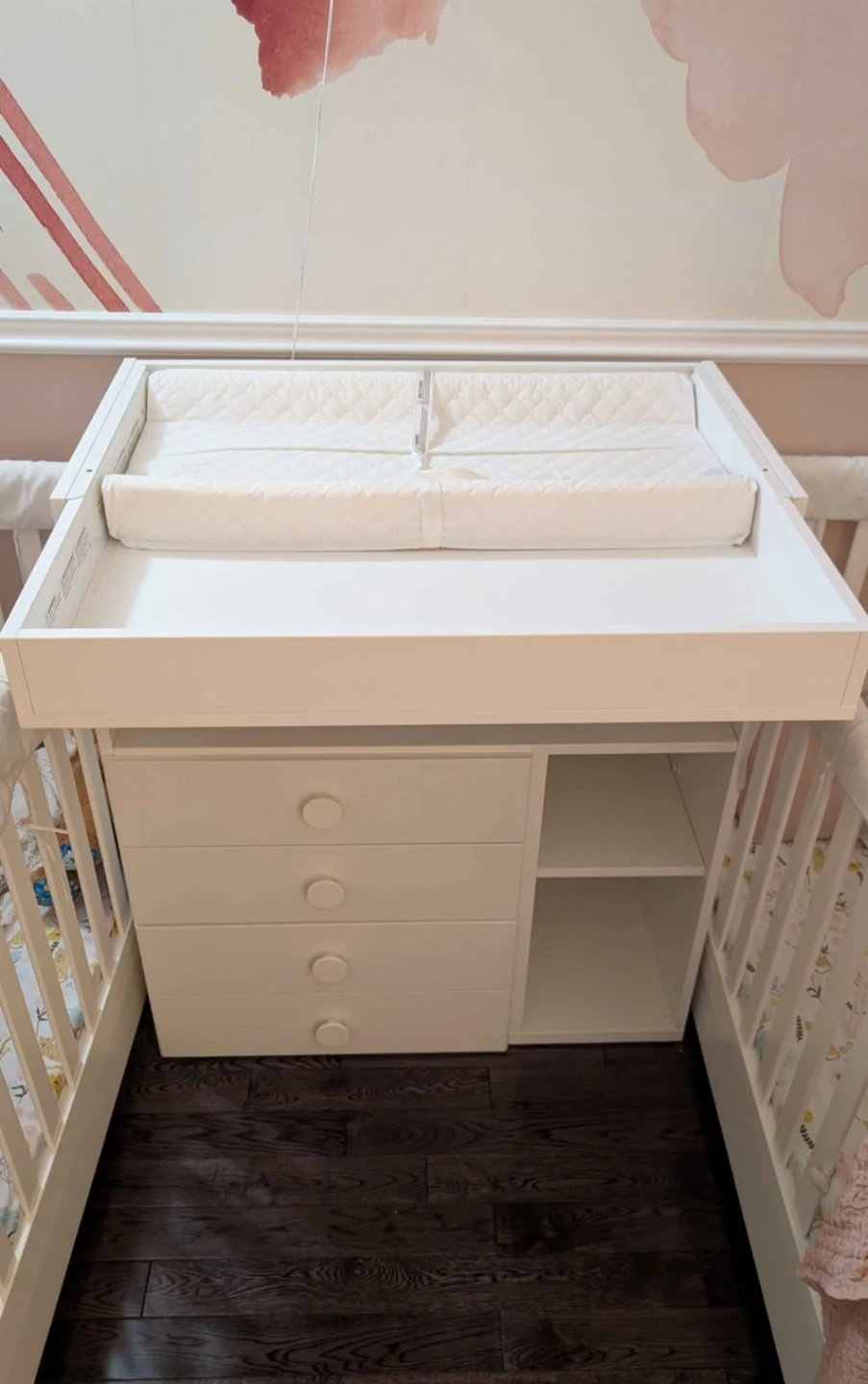 Ikea Convertible Change Table to Desk - photo 4