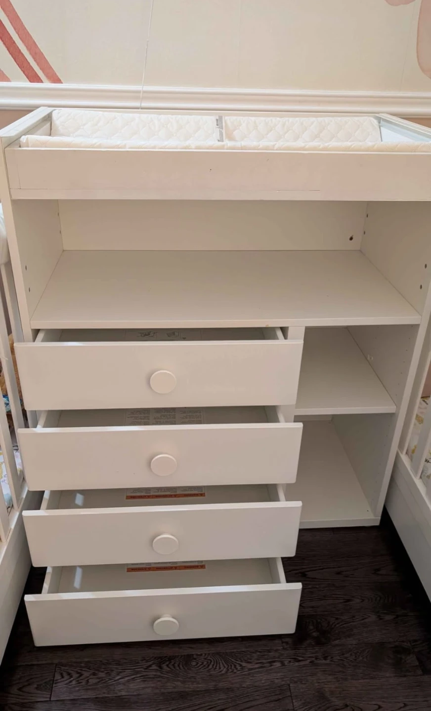 Ikea Convertible Change Table to Desk - photo 5