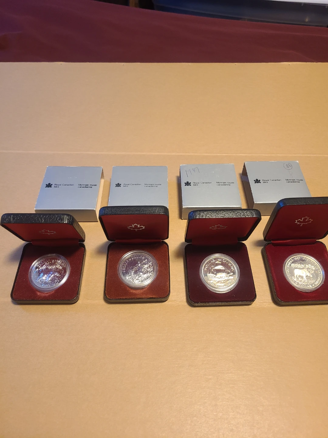 Royal Canadian Mint Proof Dollar Coins