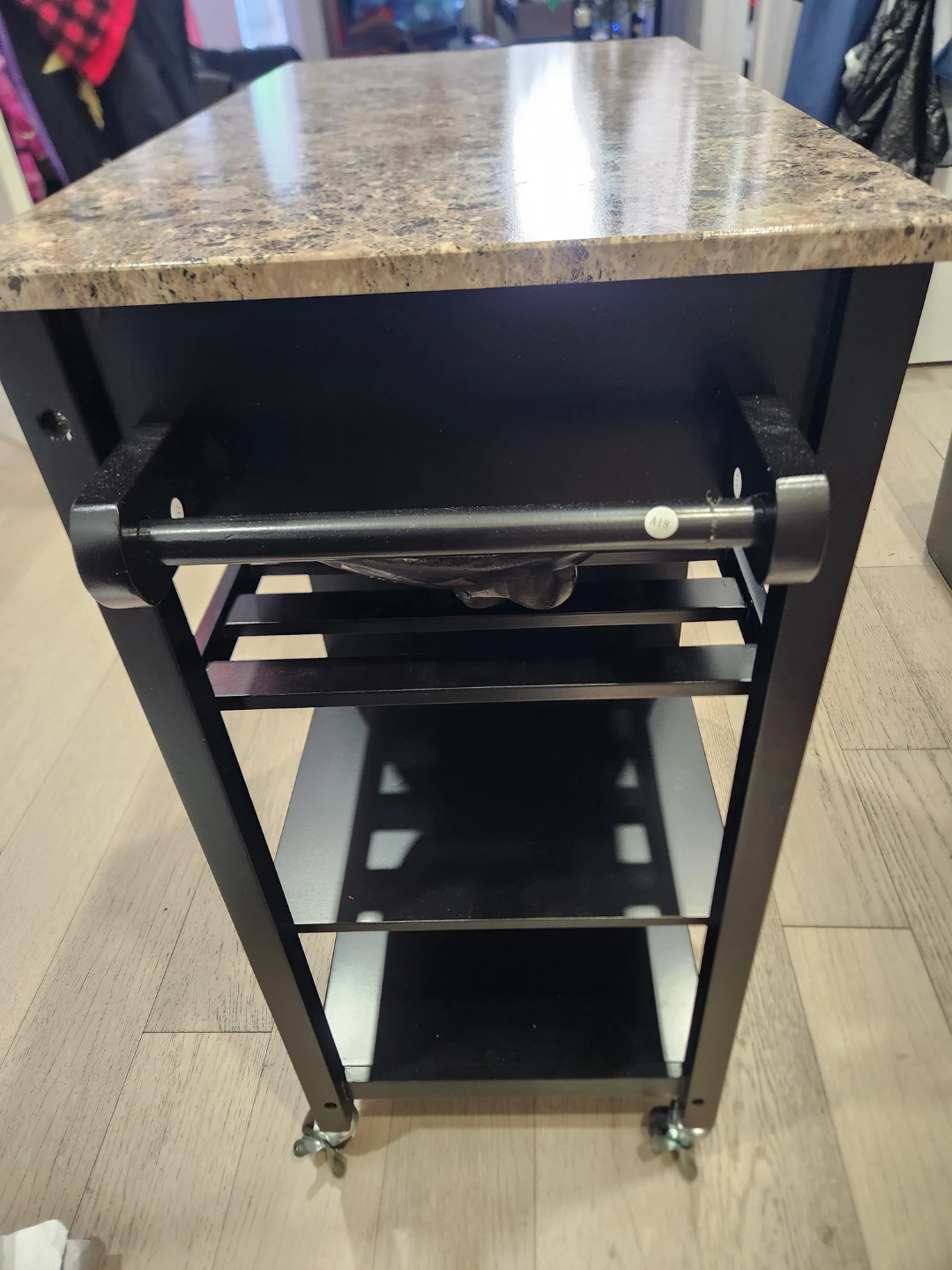 Kitchen Island Cart - Black - photo 3