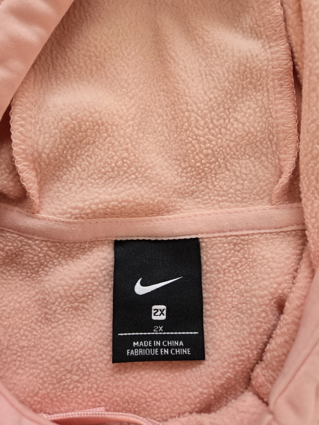 Nike Pink "Just Do It" Hoodie - Size 2X - photo 4