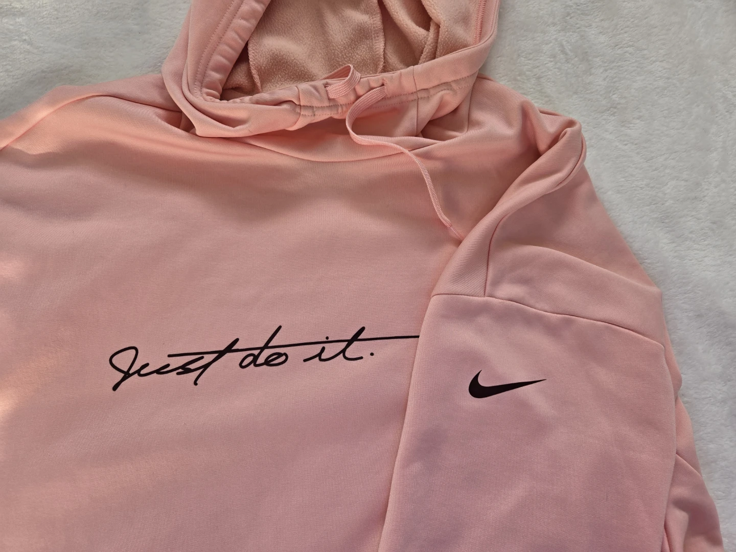 Nike Pink "Just Do It" Hoodie - Size 2X - photo 5