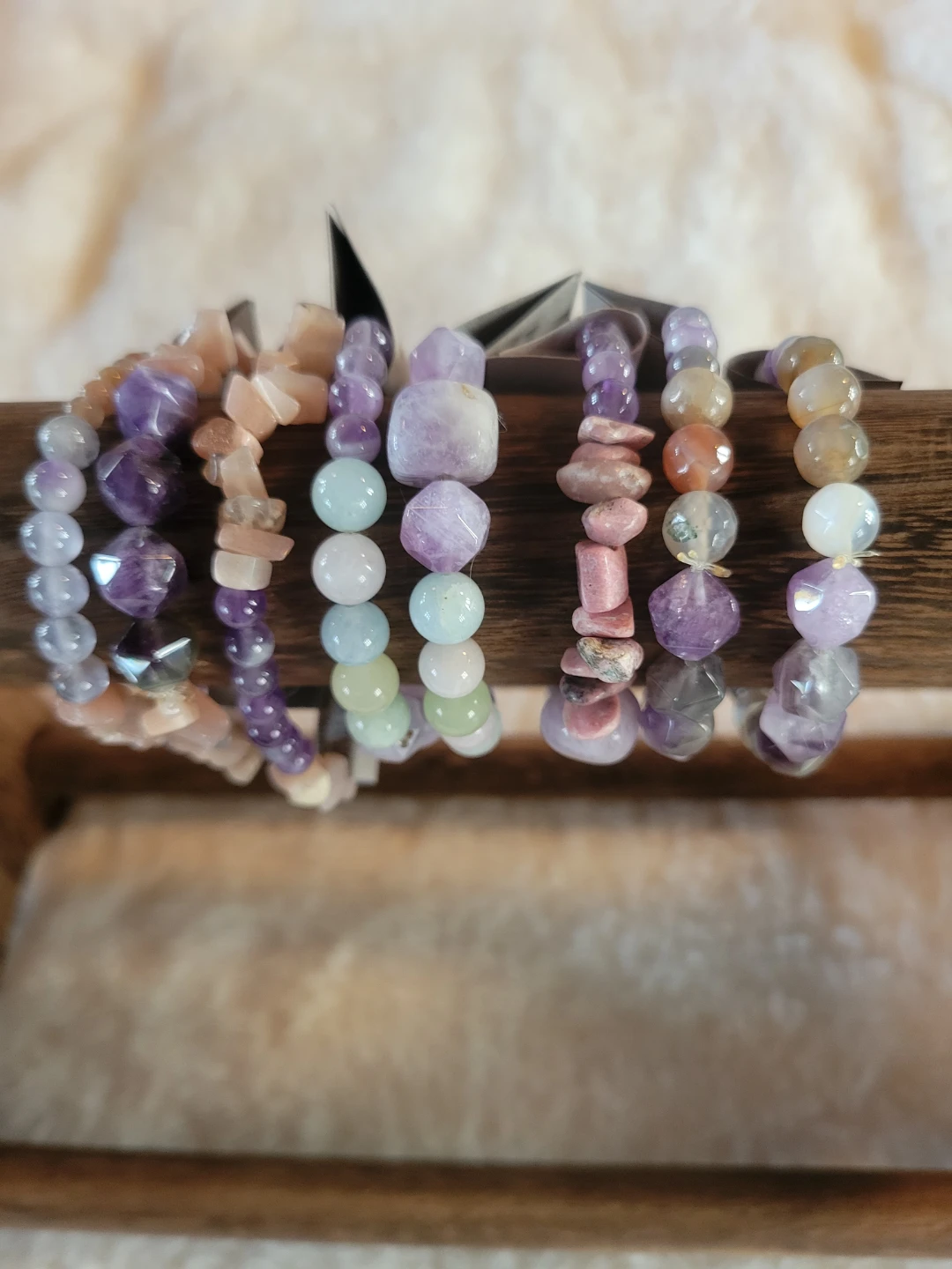 Hand-made Bracelets of Artfully Paired Crystals - photo 4
