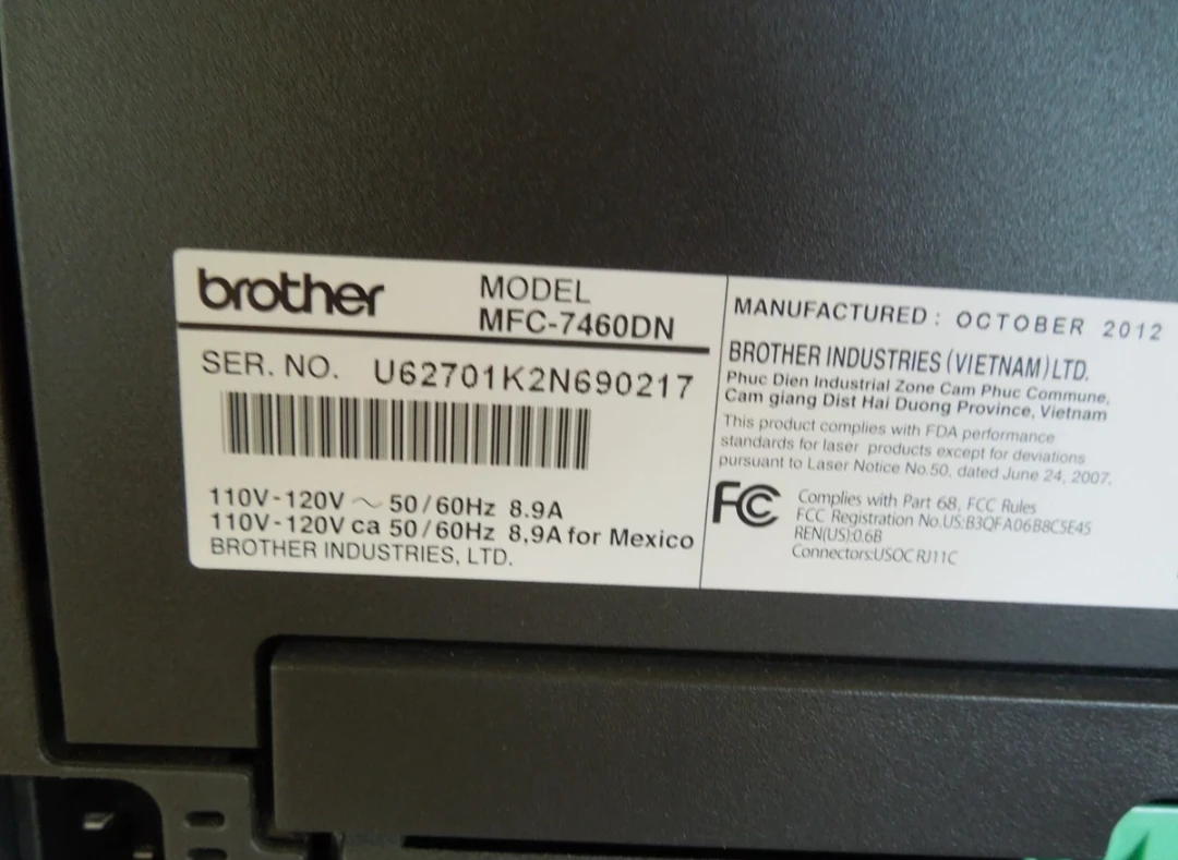 Brother MFC-7460DN MultiFunction Centre Printer - photo 2