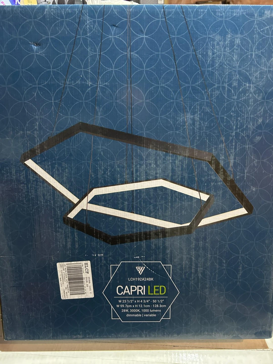 Capri LED Black Pendant Light - photo 2
