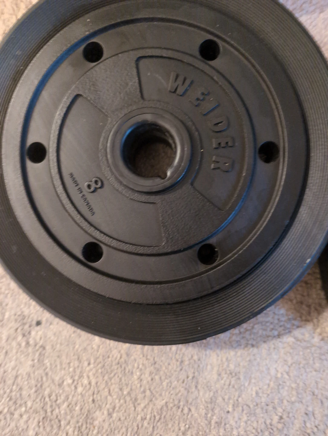 ❤️ Weider 8 lb Weight Plates - Set of 4 - photo 2