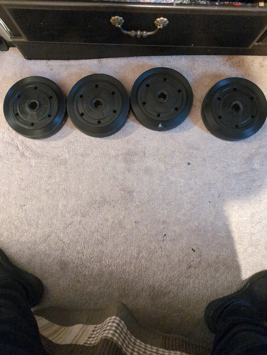 ❤️ Weider 8 lb Weight Plates - Set of 4 - photo 3