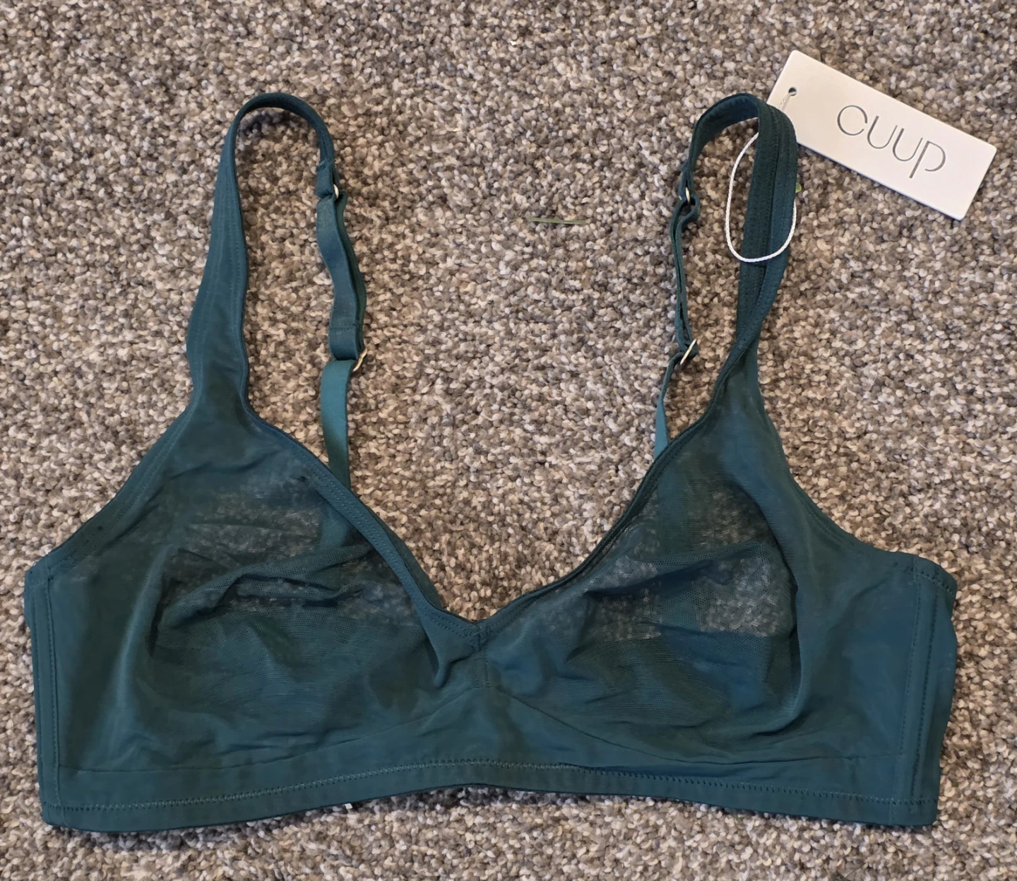 CUUP The Plunge Bra Mediterranea, Size L, A-C  Cup - photo 2