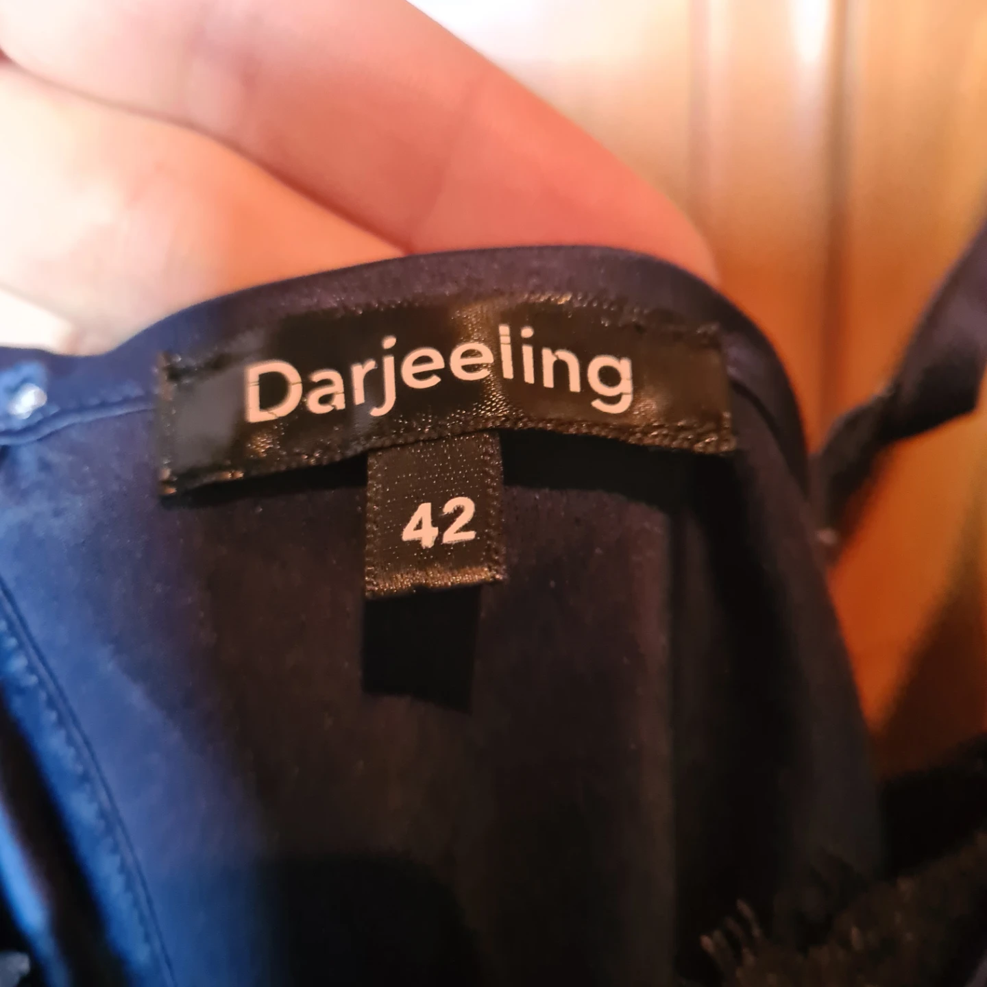 Darjeeling Blue Satin Nightgown Size 42 - photo 4