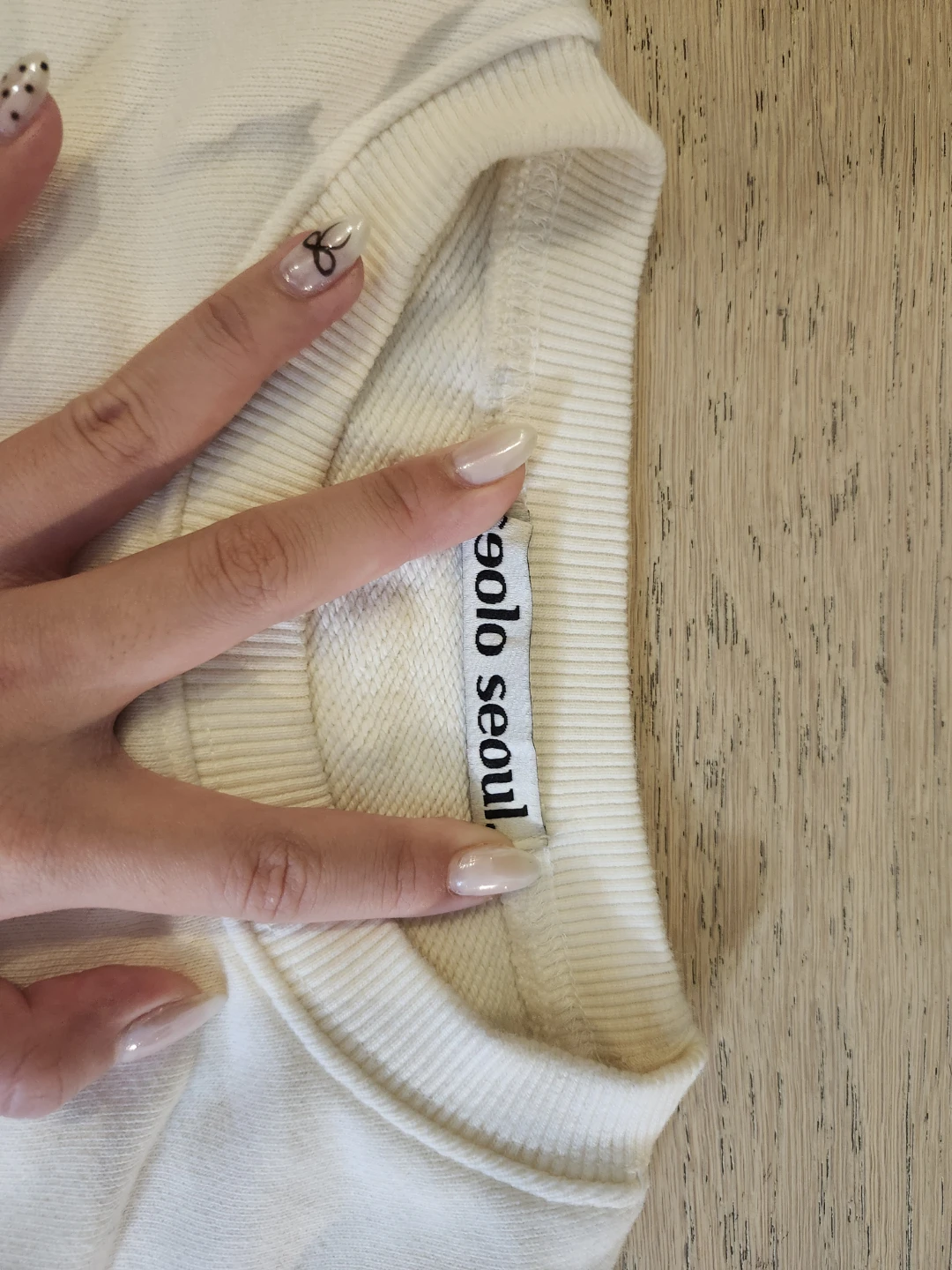 S9OLO Seoul White Sweatshirt - photo 2