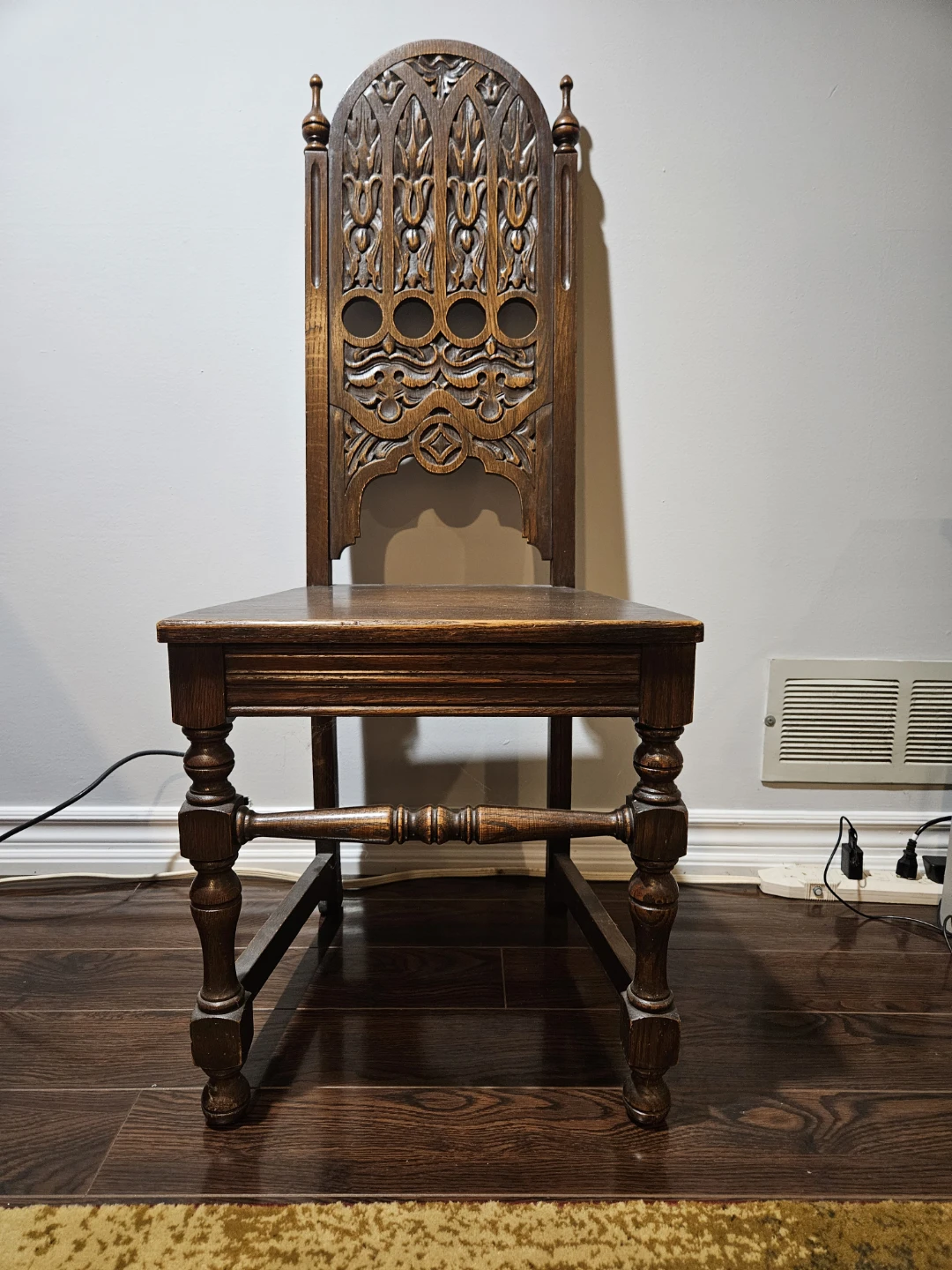 Vintage Oak Dining Chair by The H. Krug Furniture Co.