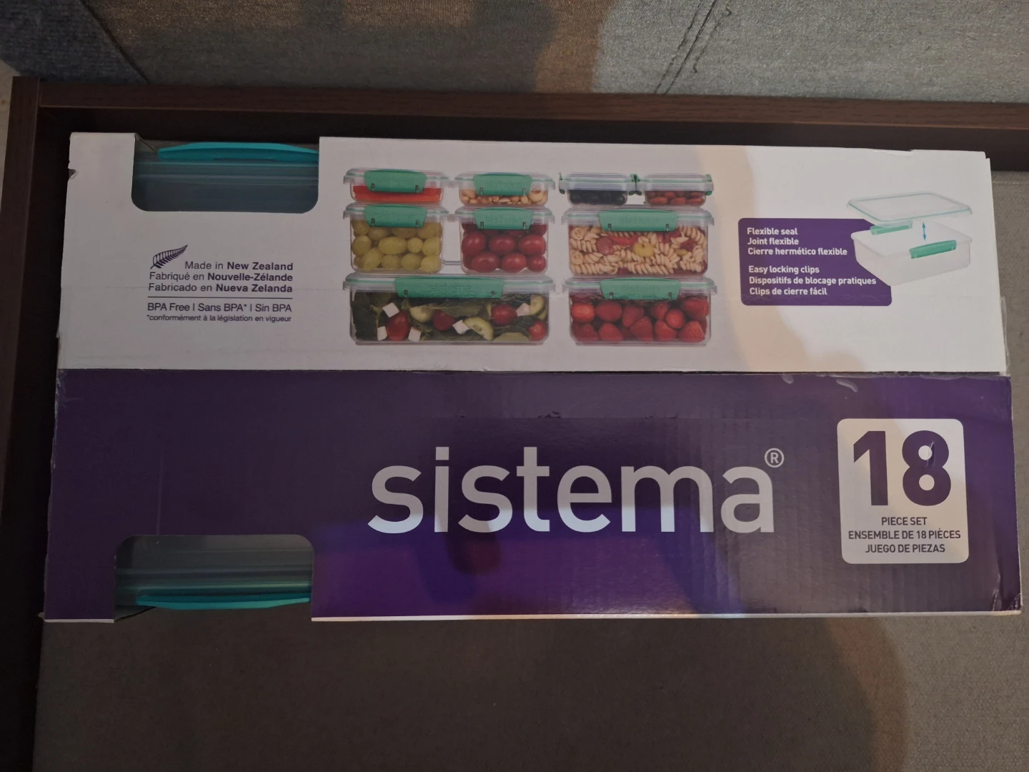 NEW Sistema 18 Piece Food Storage Set - photo 2
