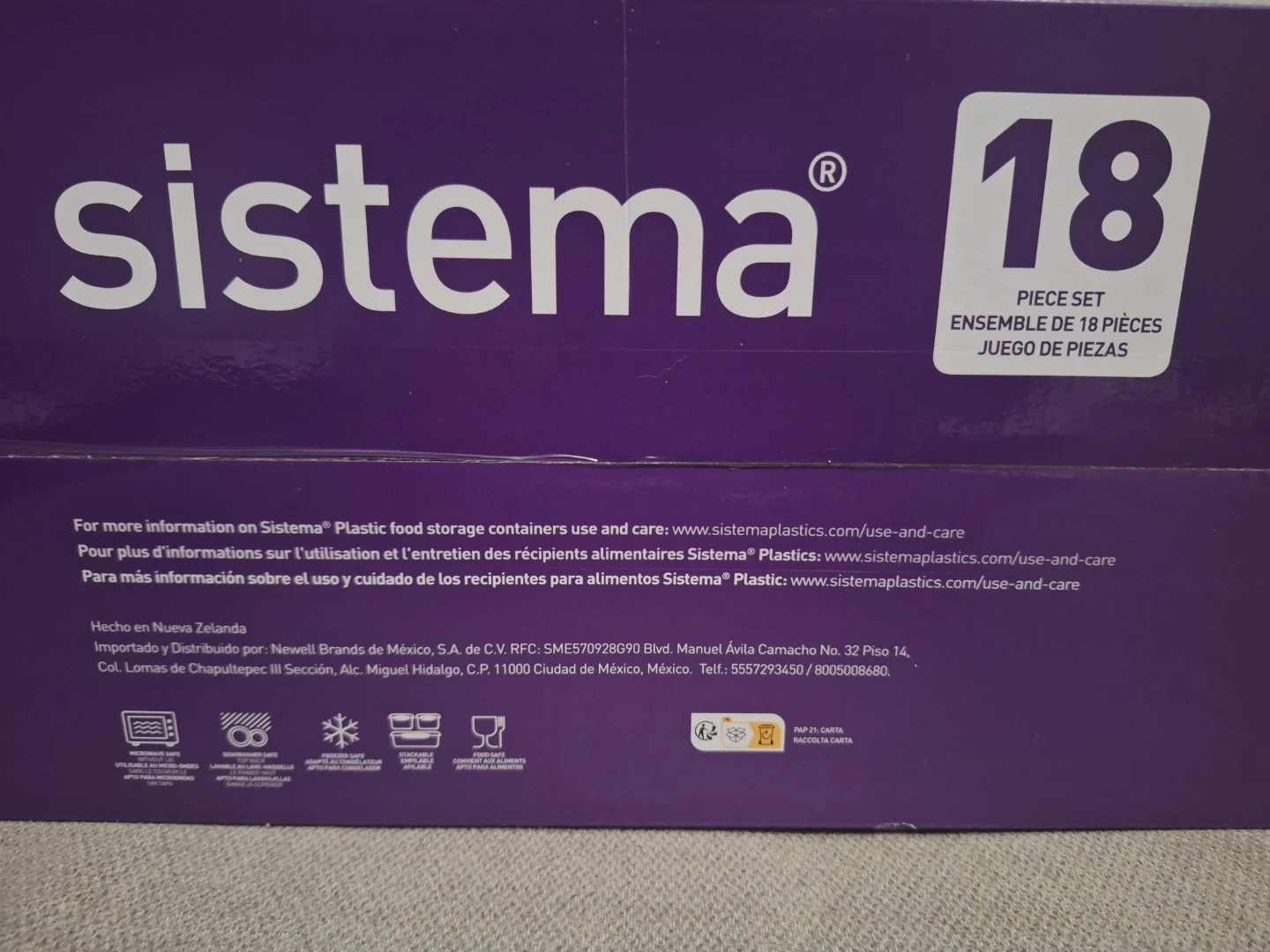 NEW Sistema 18 Piece Food Storage Set - photo 5