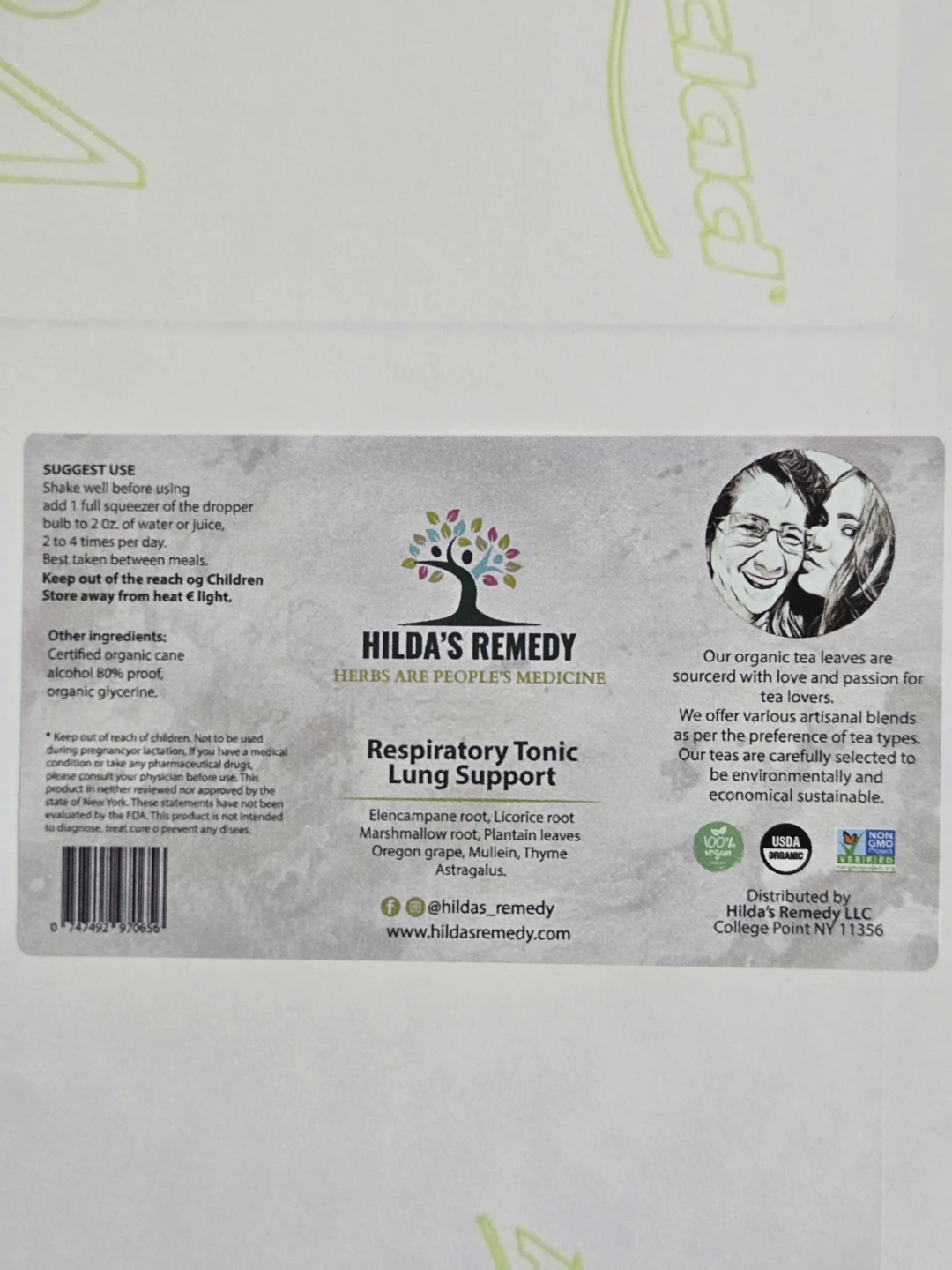 Respiratory Tonic Lung Support Liquid 4oz - photo 2