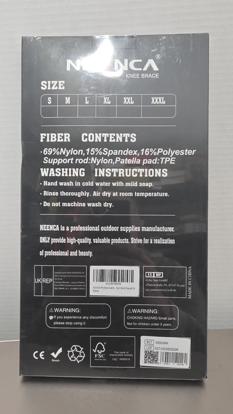 NEENCA Knee Brace Size Medium Brand New Factory Sealed - photo 3