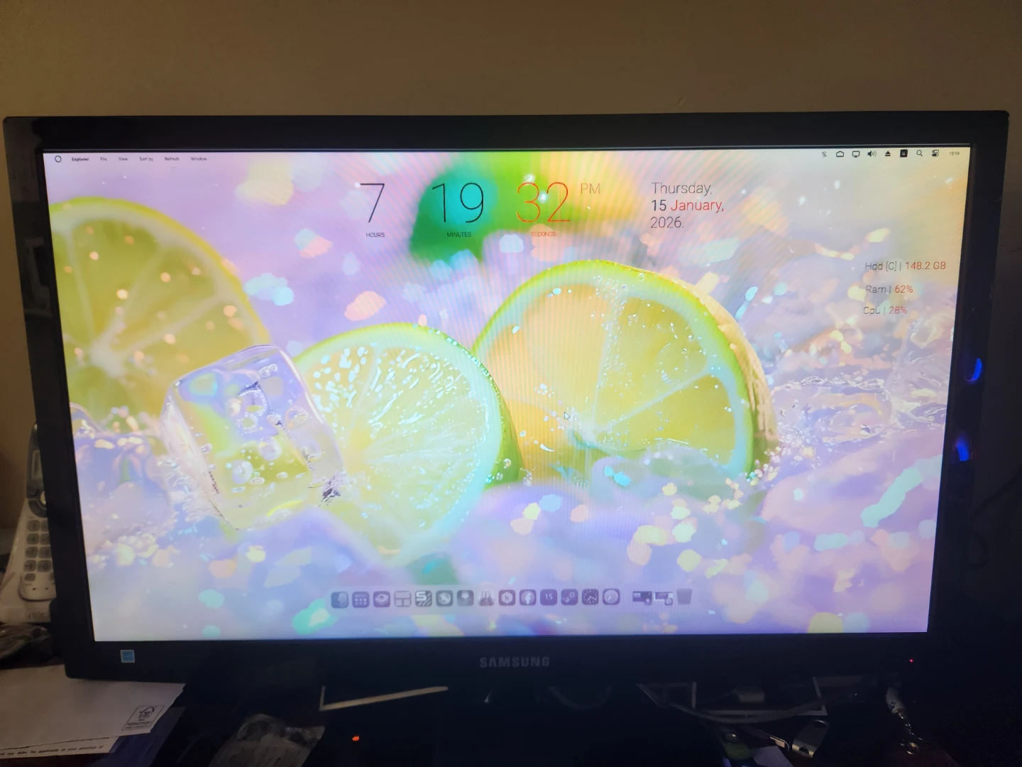 Samsung Monitor 27" inch 75ghz